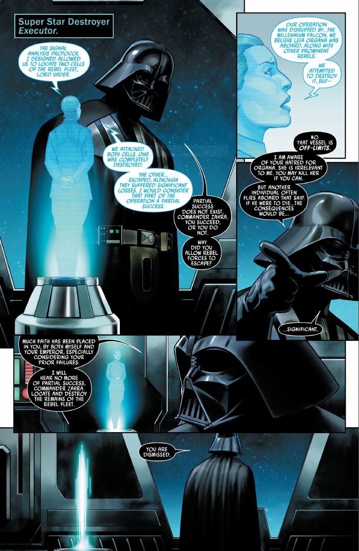 Star Wars (2020) #1 - Commander Zahra and Darth Vader
