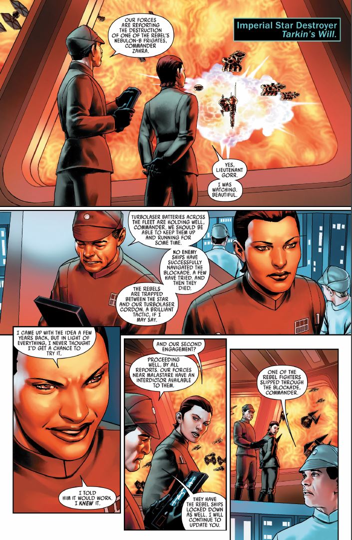 Star Wars (2020) #1 - Commander Zahra on Tarkin's Will