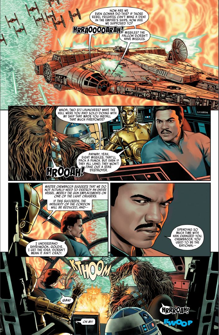 Star Wars (2020) #1 - Lando joining the Rebellion
