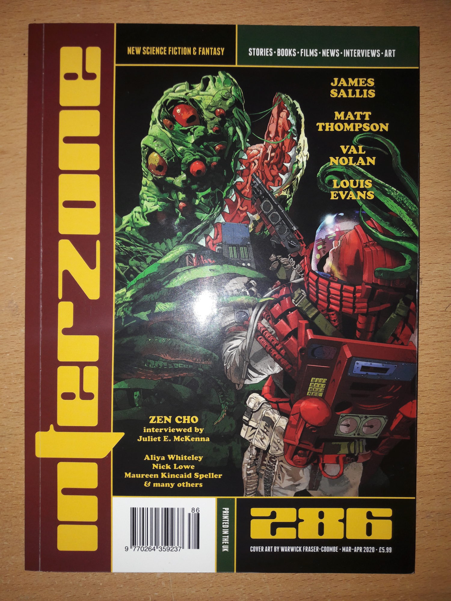 Interzone issue # 286 Review cover