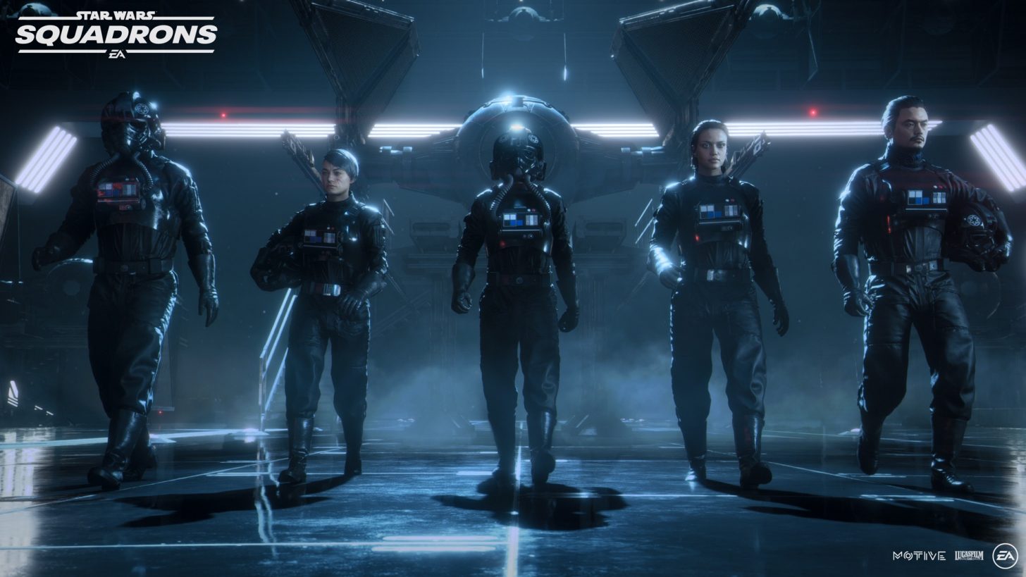 Star Wars Squadrons Titan Squadron members