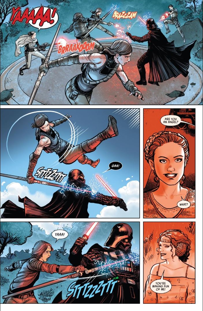 Review Issue #4 Star Wars Darth Vader versus the handmaidens