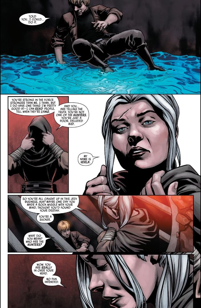 Star Wars (2020) #5 Verla reveals herself to Luke