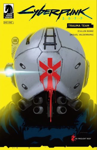 Cyberpunk 2077 Trauma Team #1 cover by Miguel Valderrama