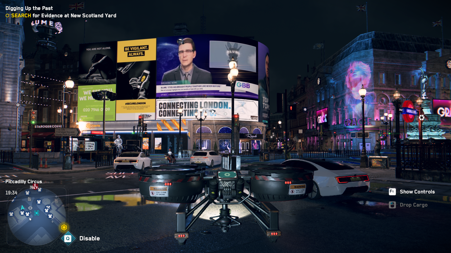 Watch Dogs Legion Piccadilly Circus