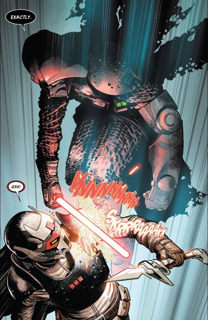 Darth Vader issue #7 Vader attacks Ochi