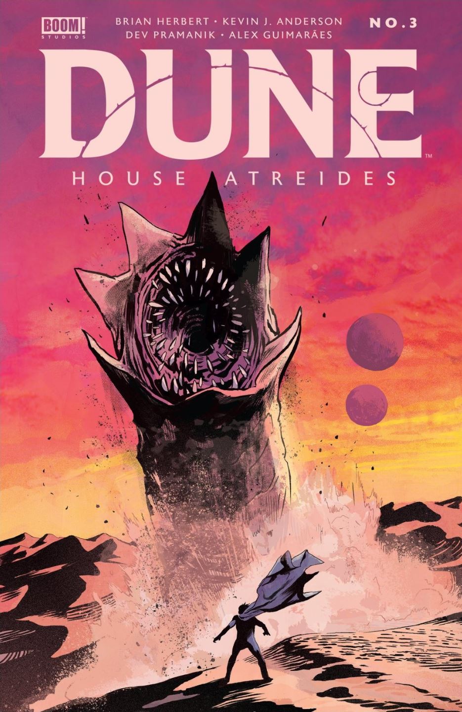 Dune House Atreides issue 3 cover by Michael Walsh