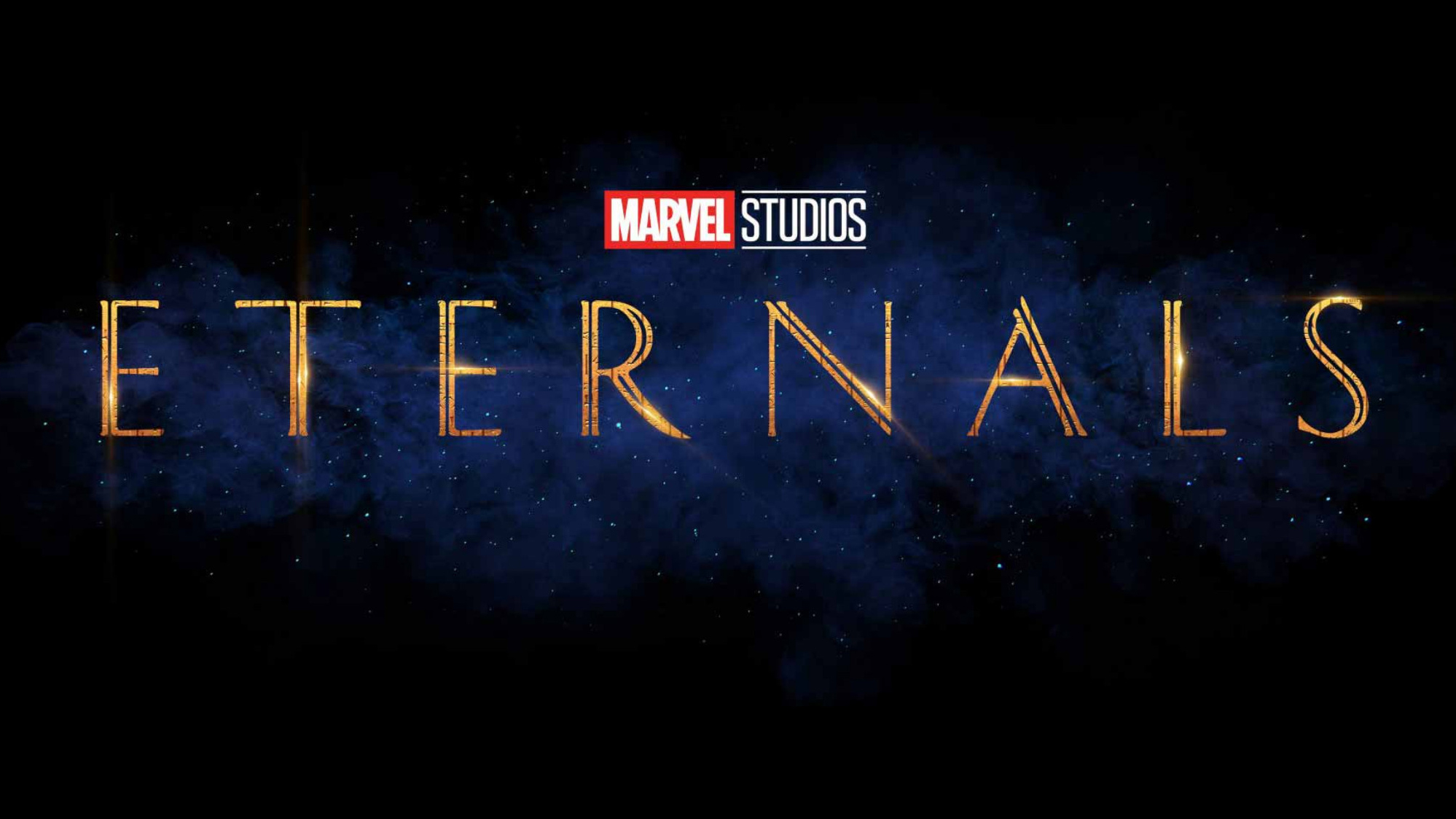 Eternals starring Angelina Jolie title card