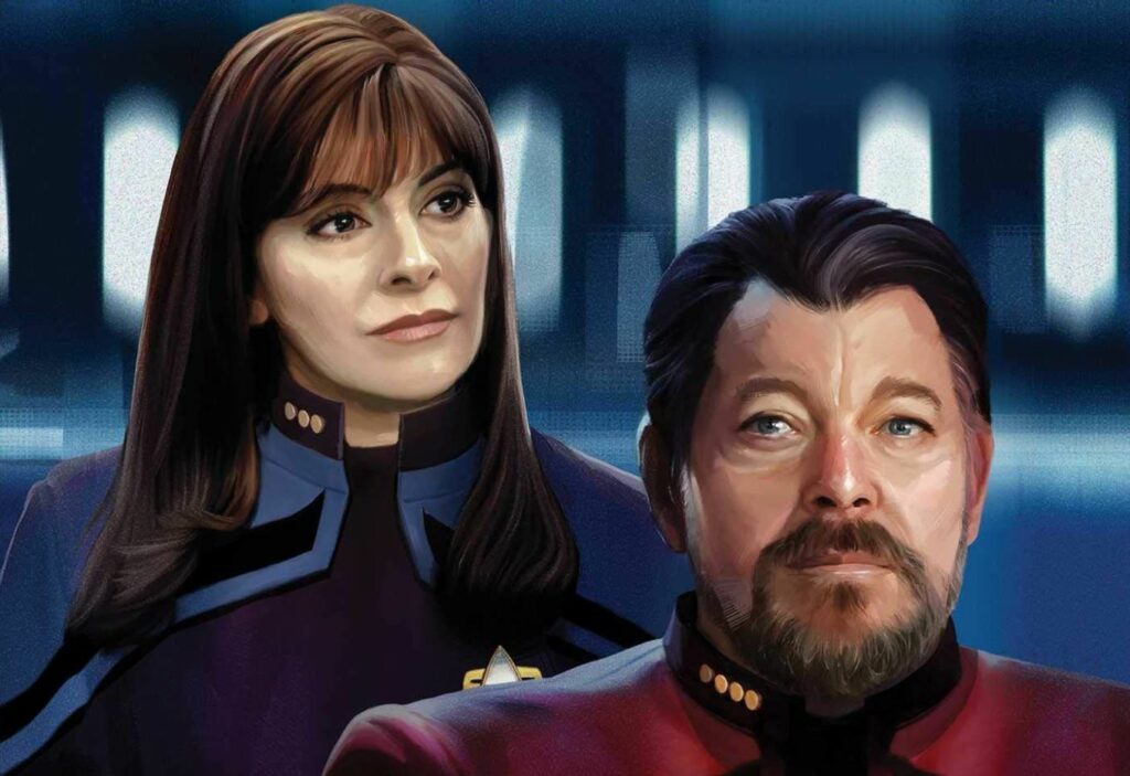 Will Riker and Deanna Troi cover for Picard The Dark Veil
