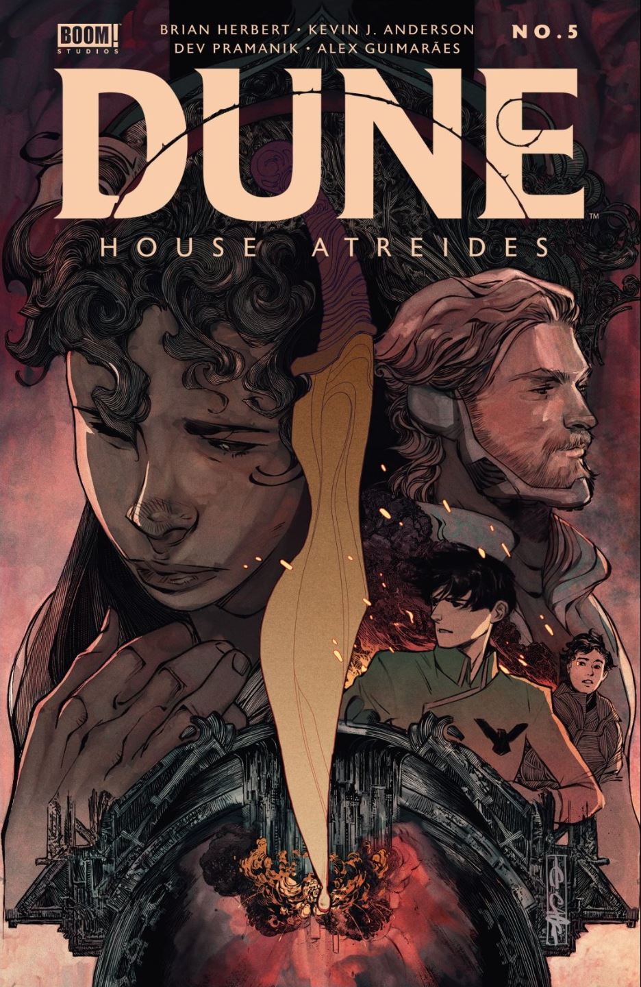 Cover of Dune House Atreides issue 5 by Boom Studios