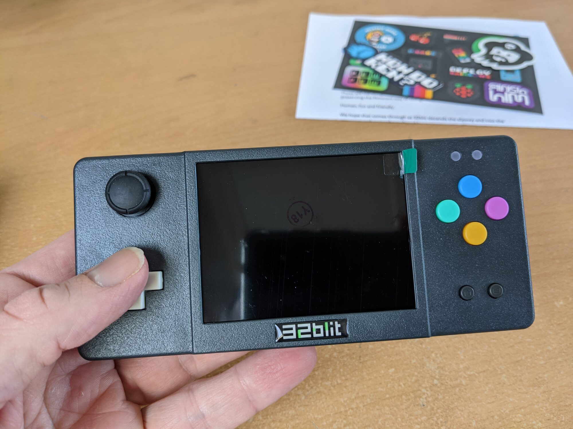 32Blit console in the hand (1)