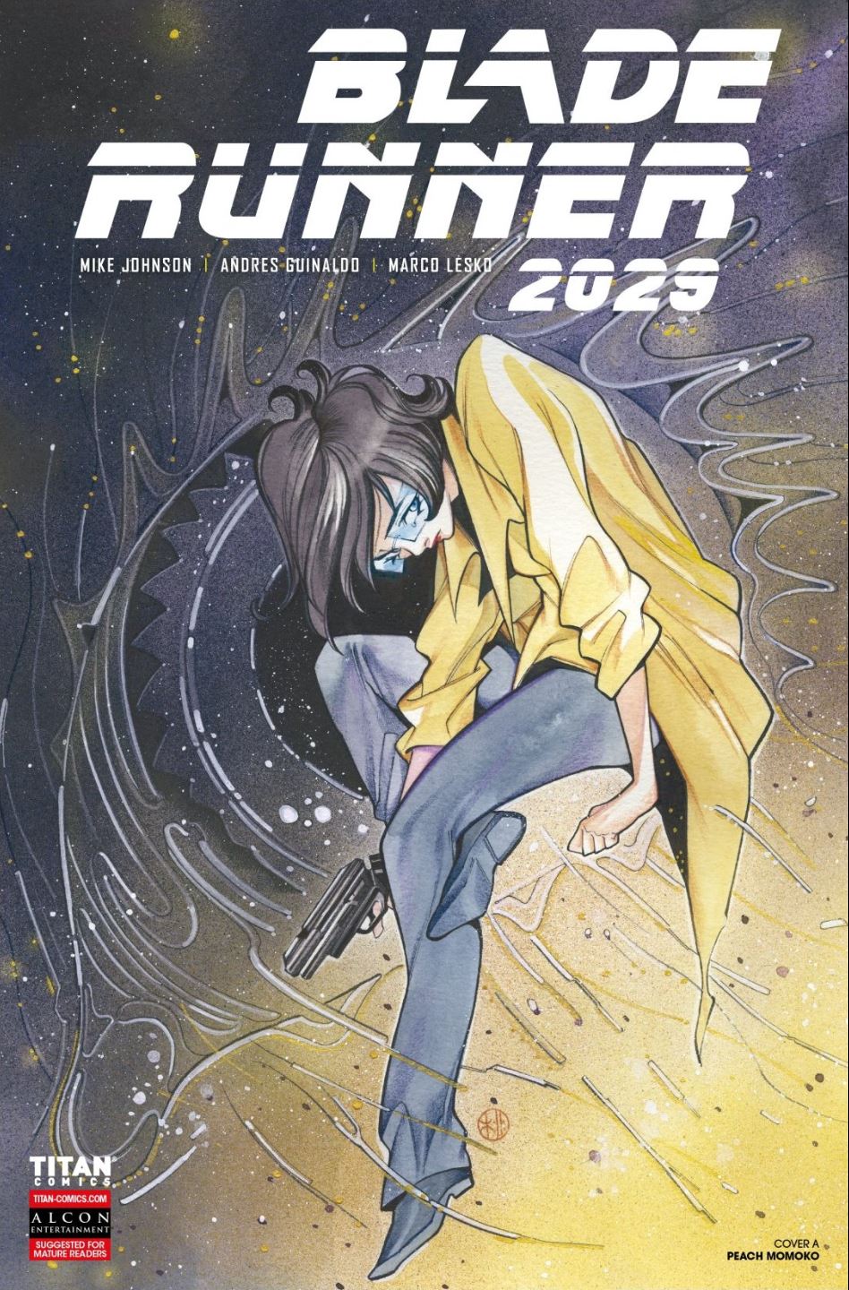 Blade Runner 2029 #4 cover by Peach Momoko